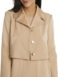 Short structured jacket - Beige