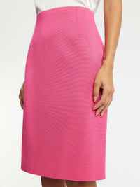Jupe droite Ottoman - Fuchsia