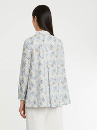 Long-sleeved printed shirt - Sky blue
