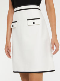 BLANC / NOIR JUPE