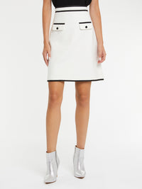 BLANC / NOIR JUPE