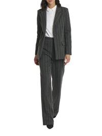 Veste blazer à col tailleur - Anthracite