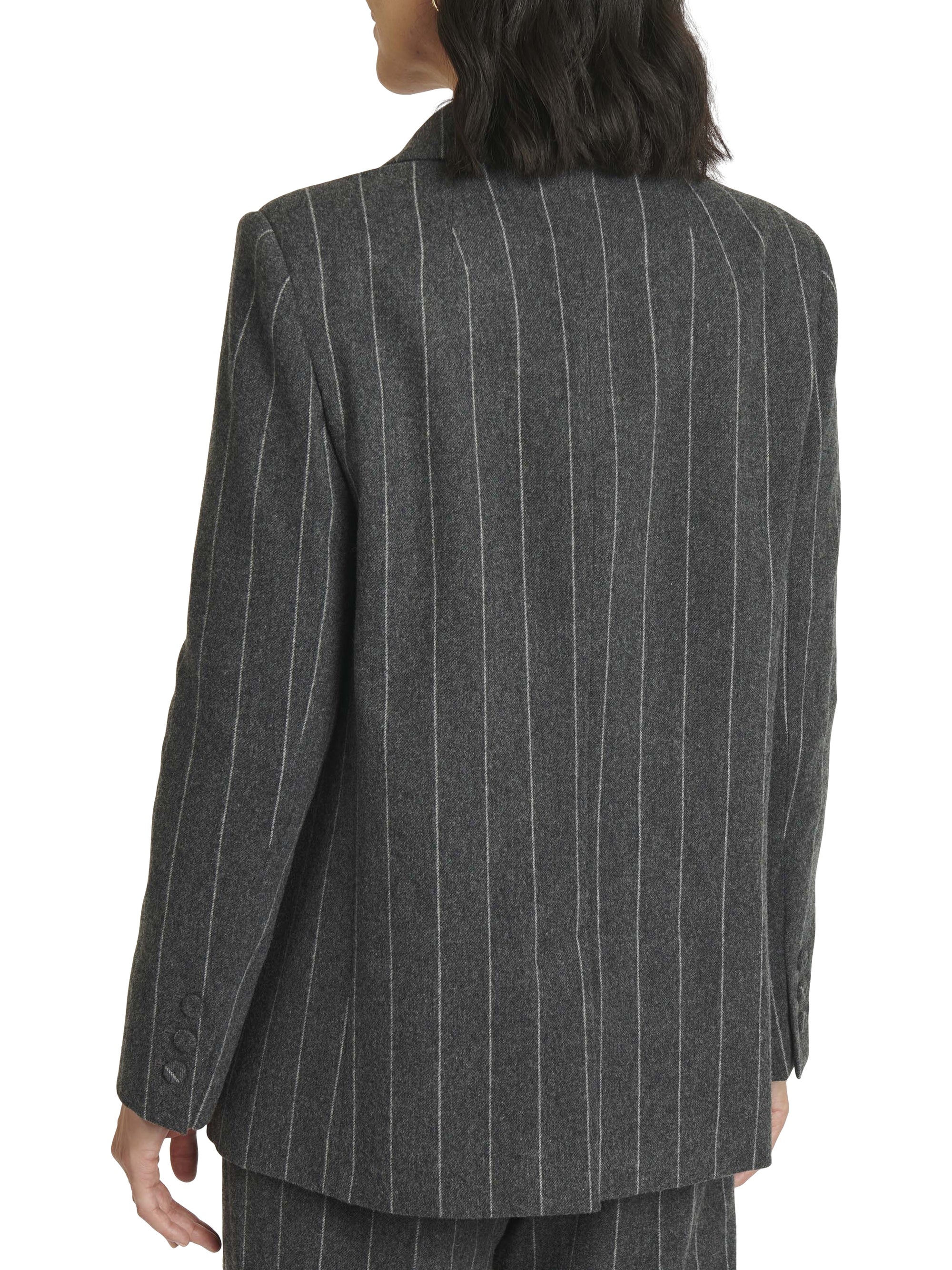 Veste blazer à col tailleur - Anthracite