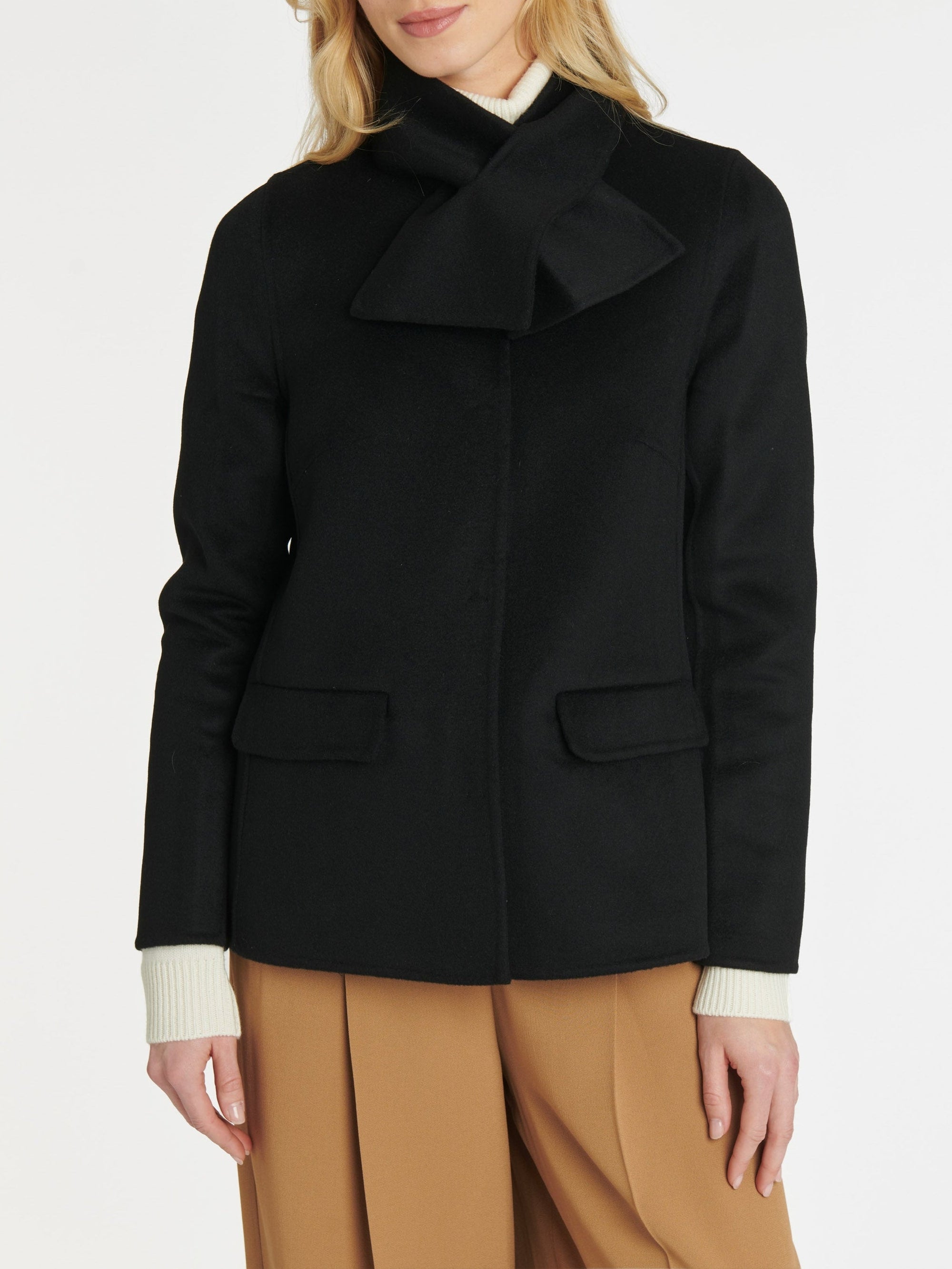 NOIR MANTEAU COURT