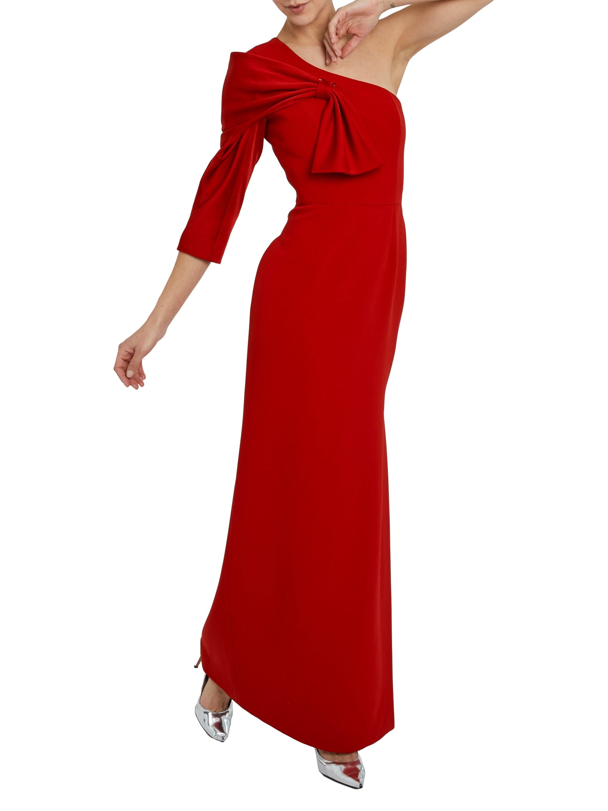 ROUGE ROBE LONGUE