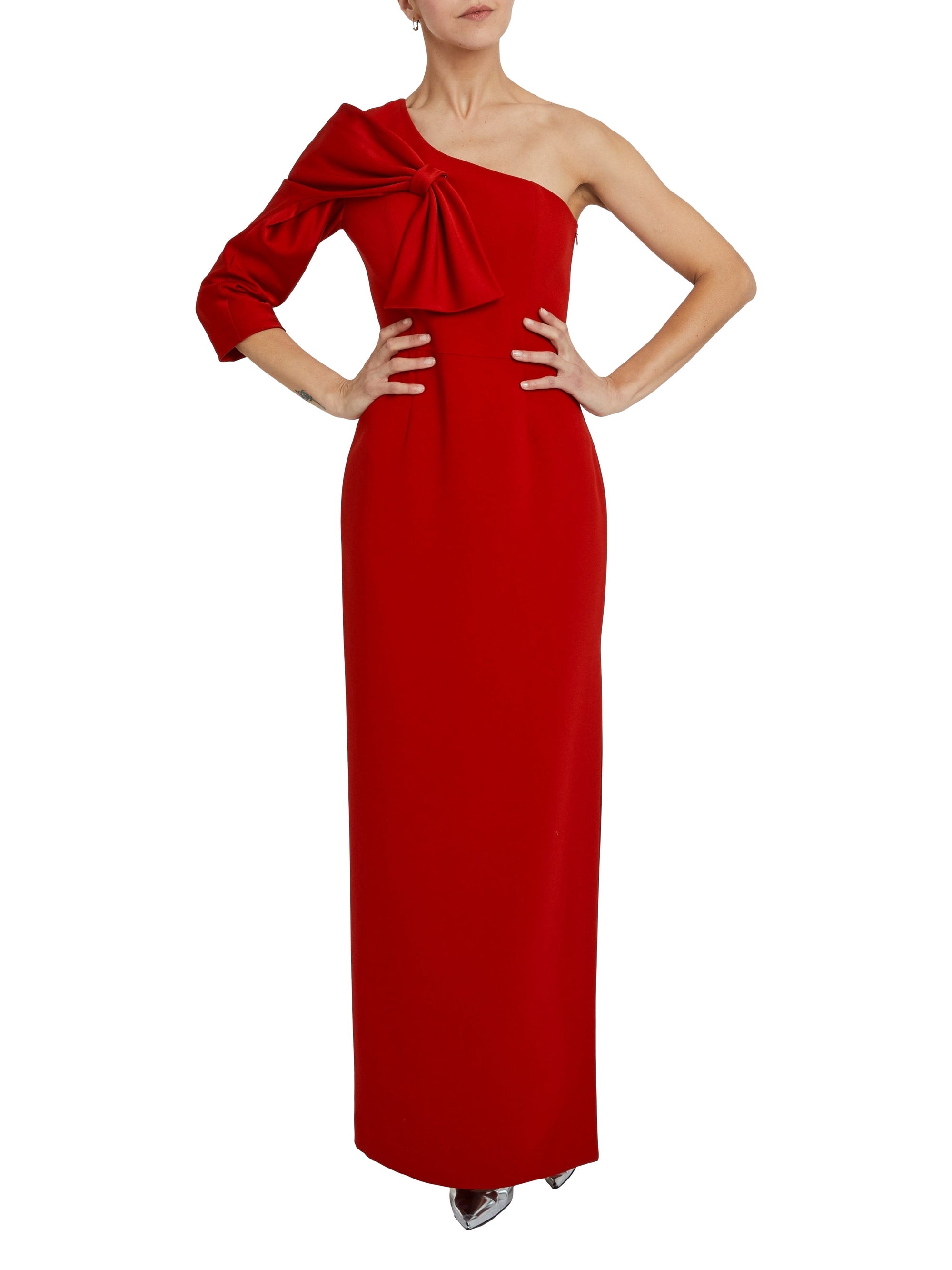 ROUGE ROBE LONGUE