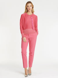 PINK / BLANC CASSE CARDIGAN