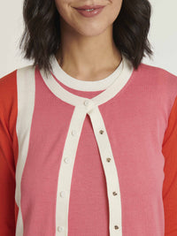 PINK / ORANGE CARDIGAN