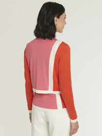 PINK / ORANGE CARDIGAN