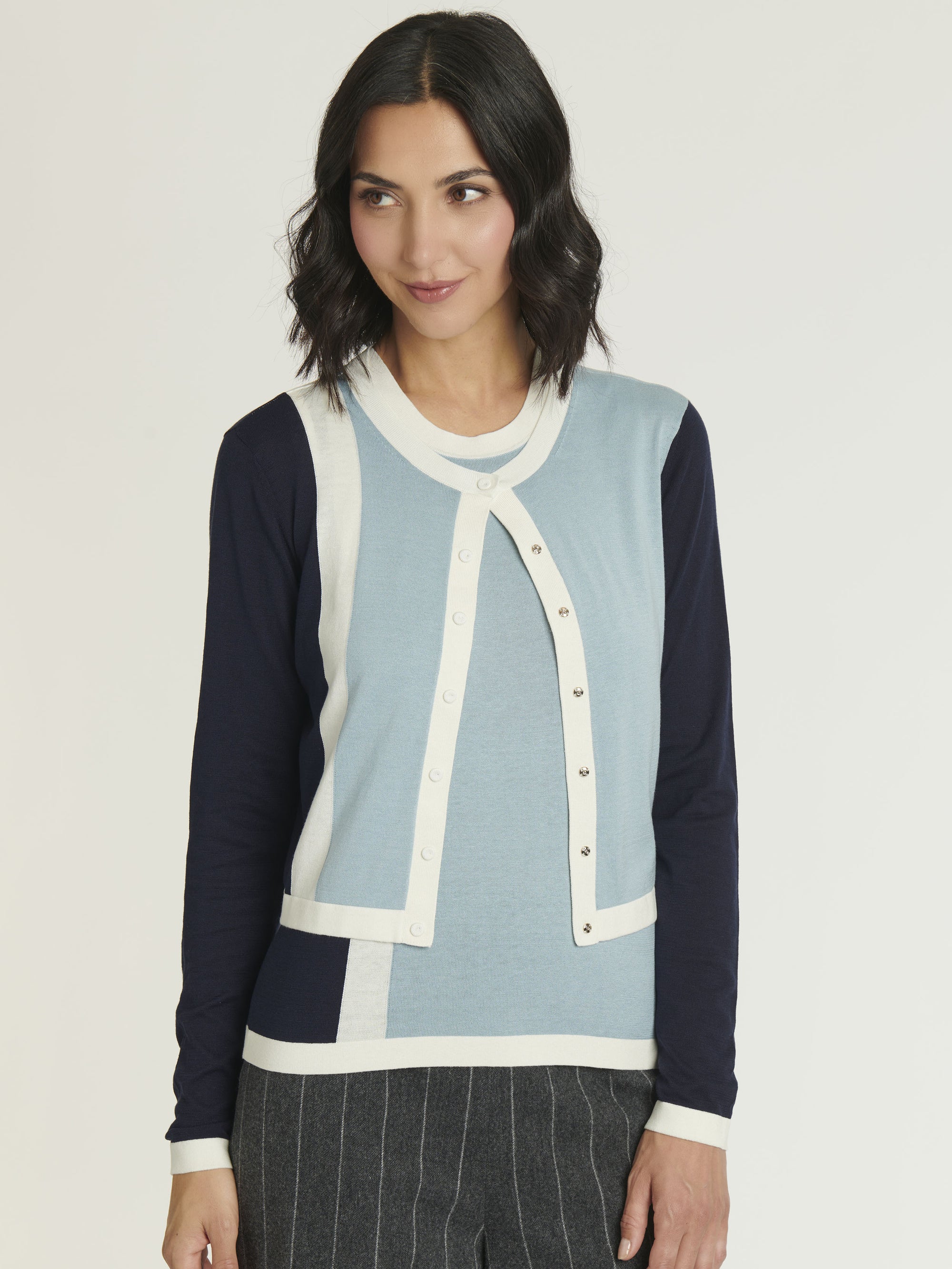 GLACIER / MARINE CARDIGAN