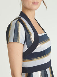 MARINE / GOLD BOLERO MC