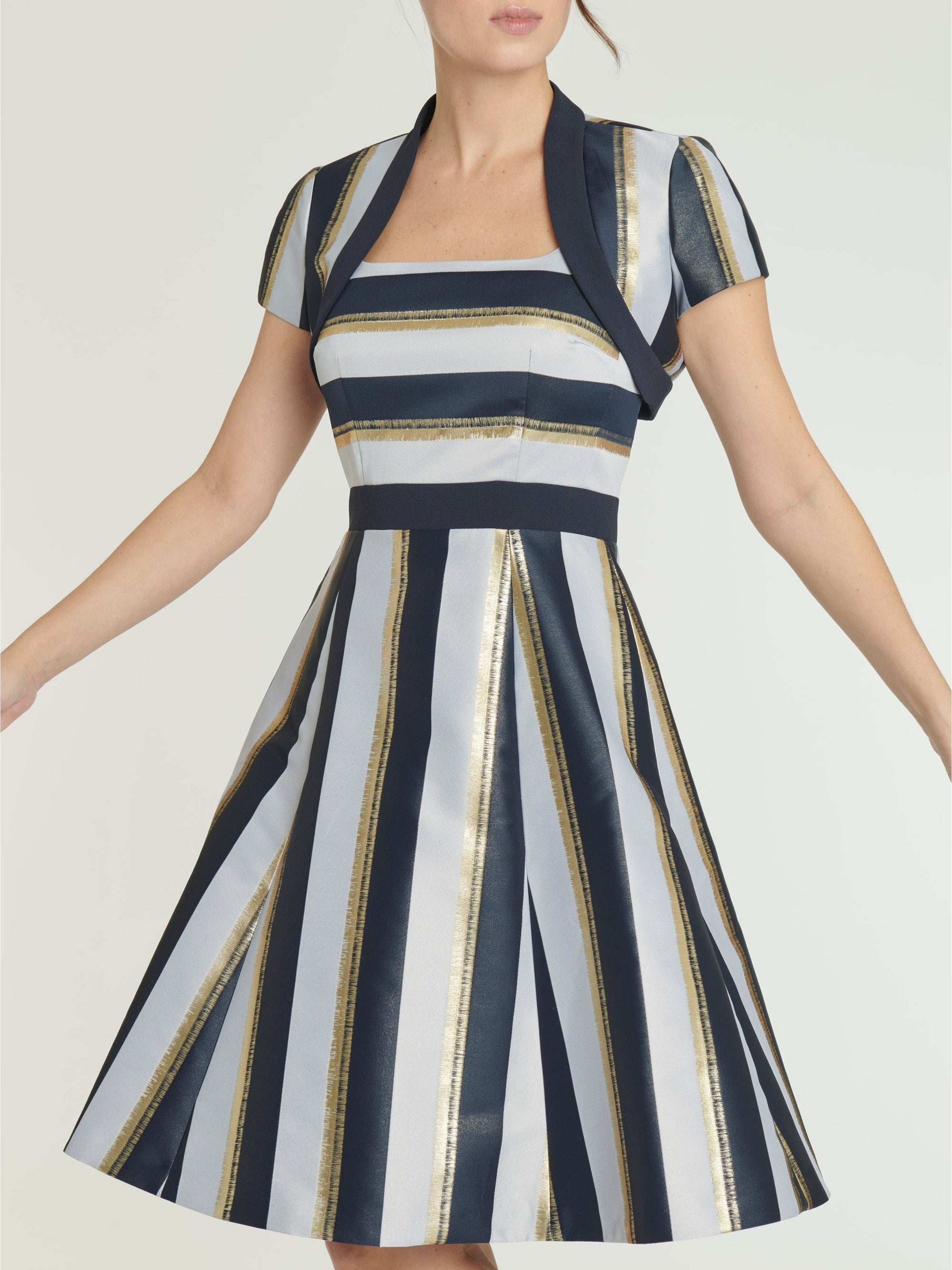 MARINE / GOLD BOLERO MC
