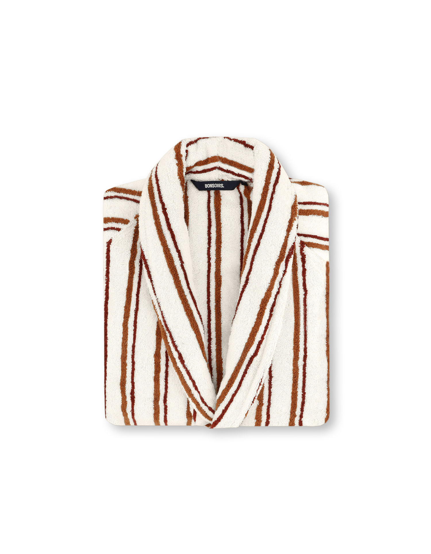 Peignoir moelleux en coton éponge - Caramel