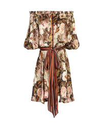 Robe Pencil en soie - Burgundy