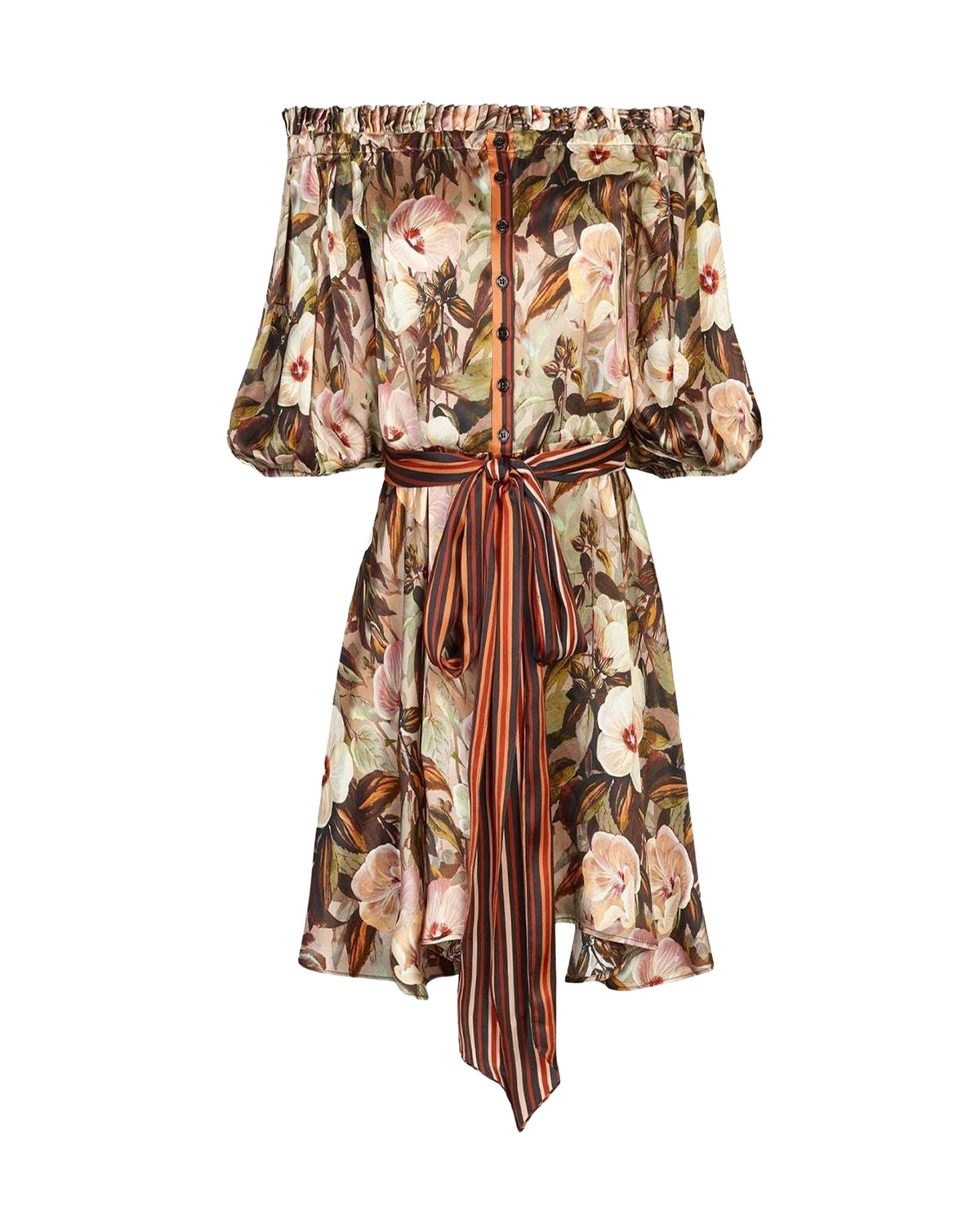 Robe Pencil en soie - Burgundy