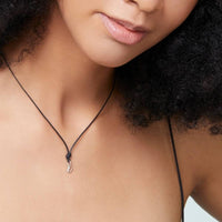 Charm Lettre U en or 18k et diamants - Or blanc