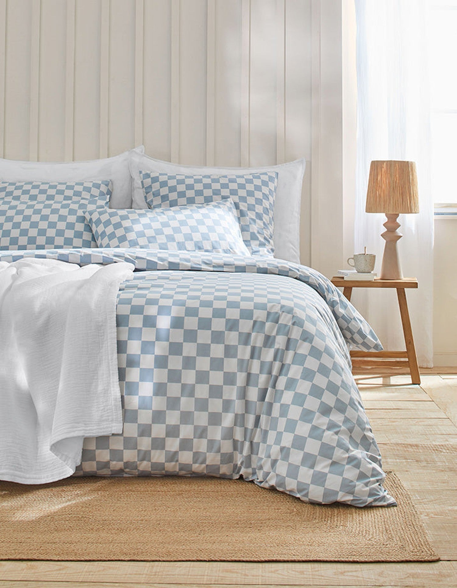 Housse de couette en percale de coton - Ciel