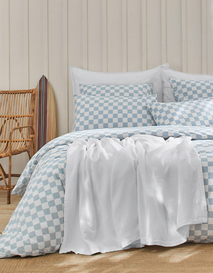 Housse de couette en percale de coton - Ciel