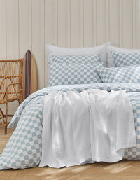 Housse de couette en percale de coton - Ciel