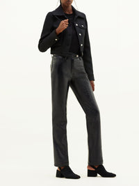 3pcs RELIQUAT 170€ / Pantalon réédition 5-pocket en vinyle - Rose