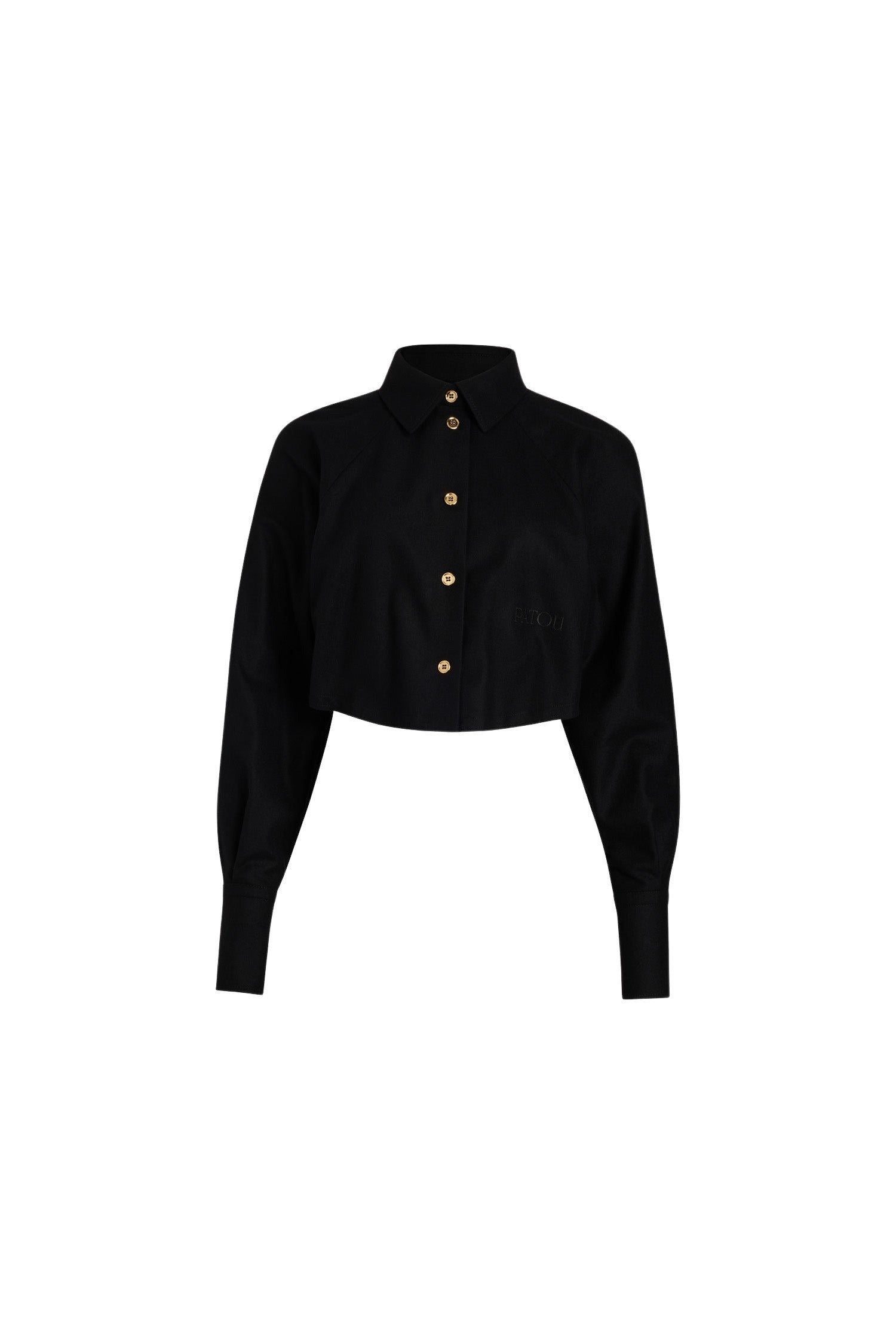 Chemise courte en mélange de laine éco-responsable