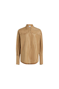 Chemise safari en faille recyclée
