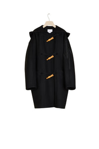 Duffle coat en cachemire et laine