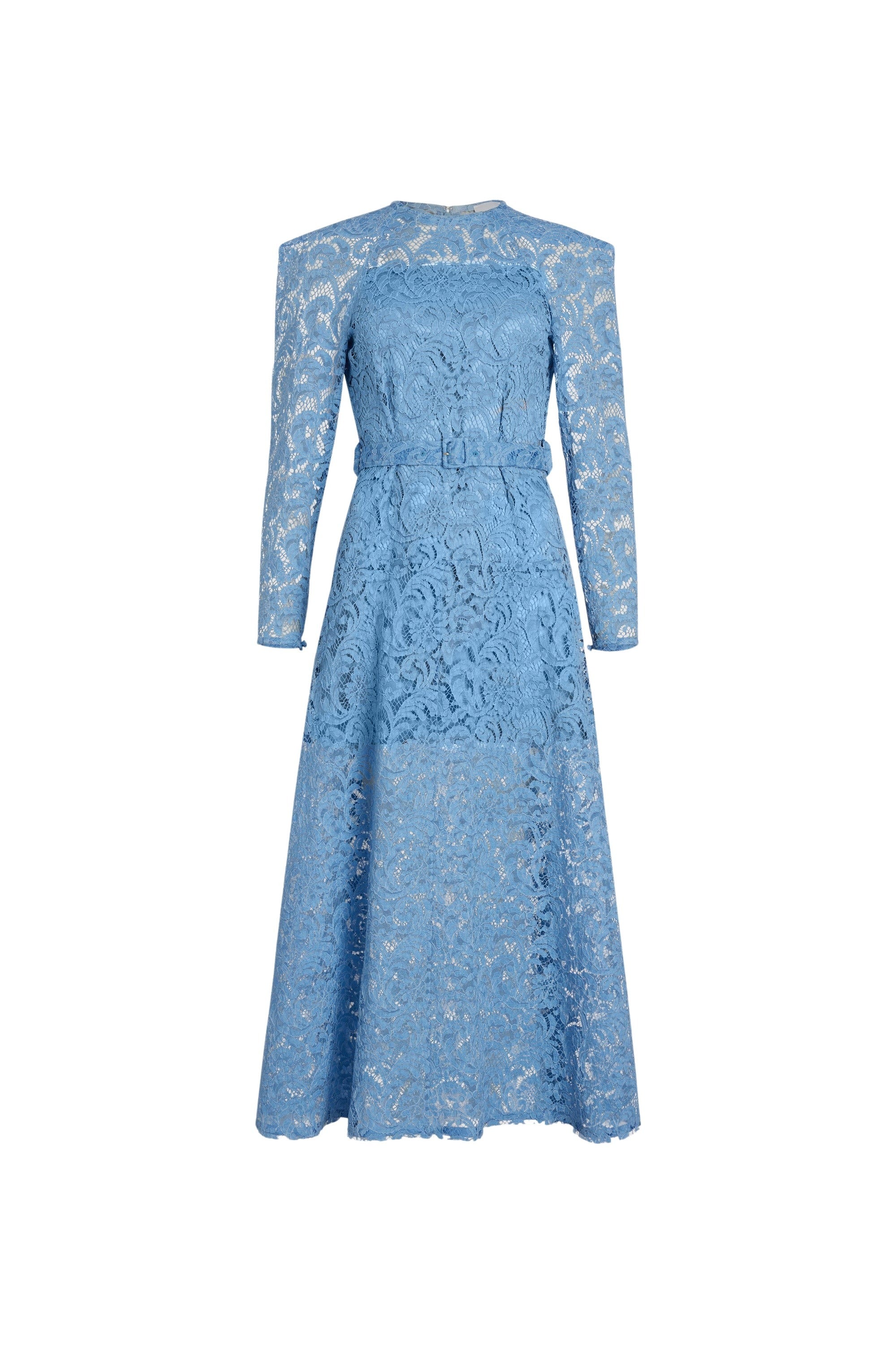 Robe longue en dentelle de coton bio