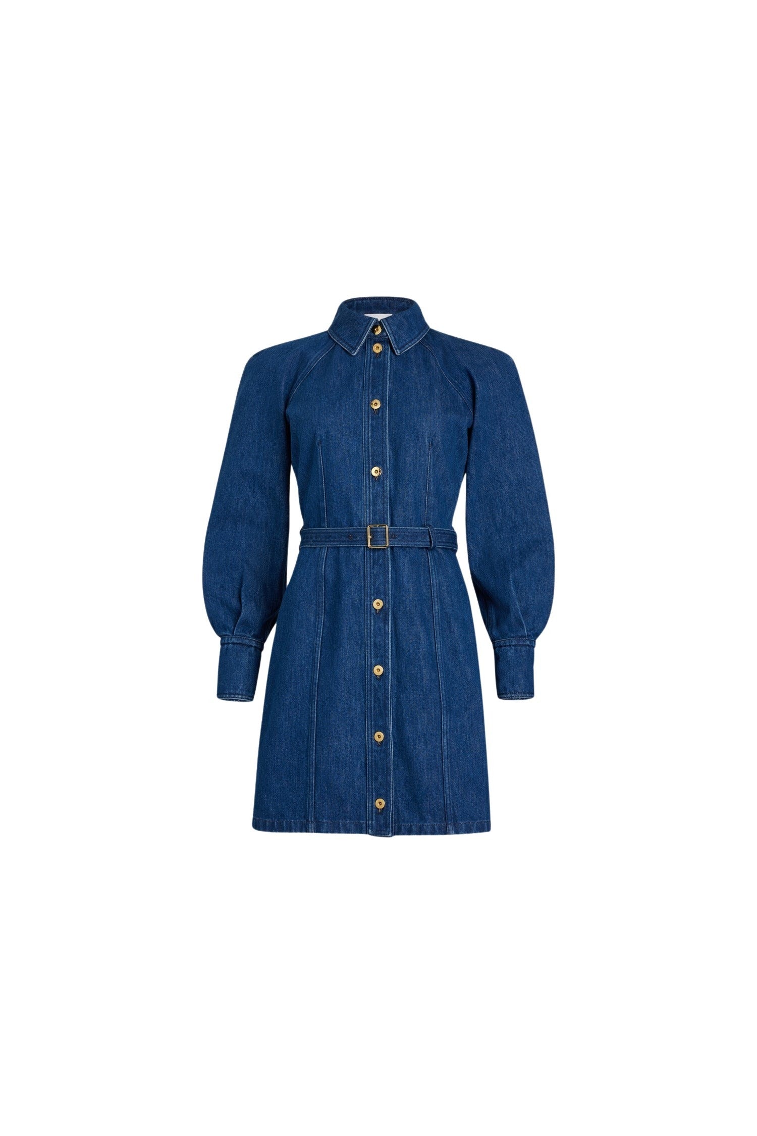 Robe courte en denim bio