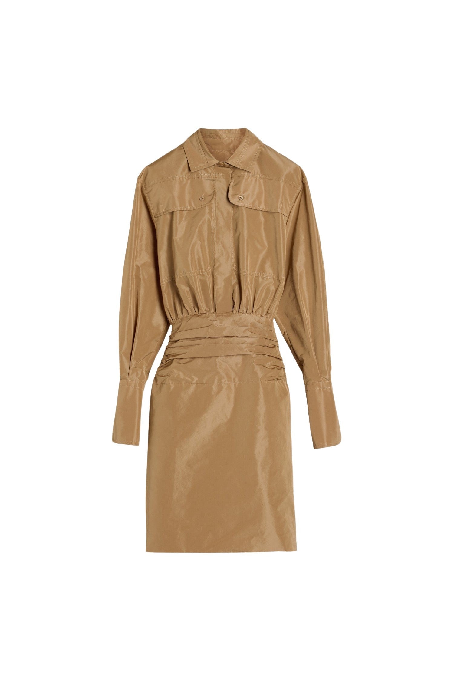 Robe safari en faille recyclée