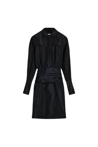 Robe safari en faille recyclée