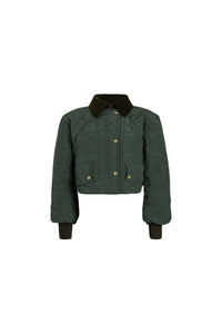Bomber matelassé court en nylon recyclé