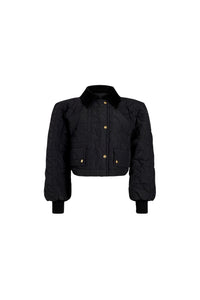 Bomber matelassé court en nylon recyclé