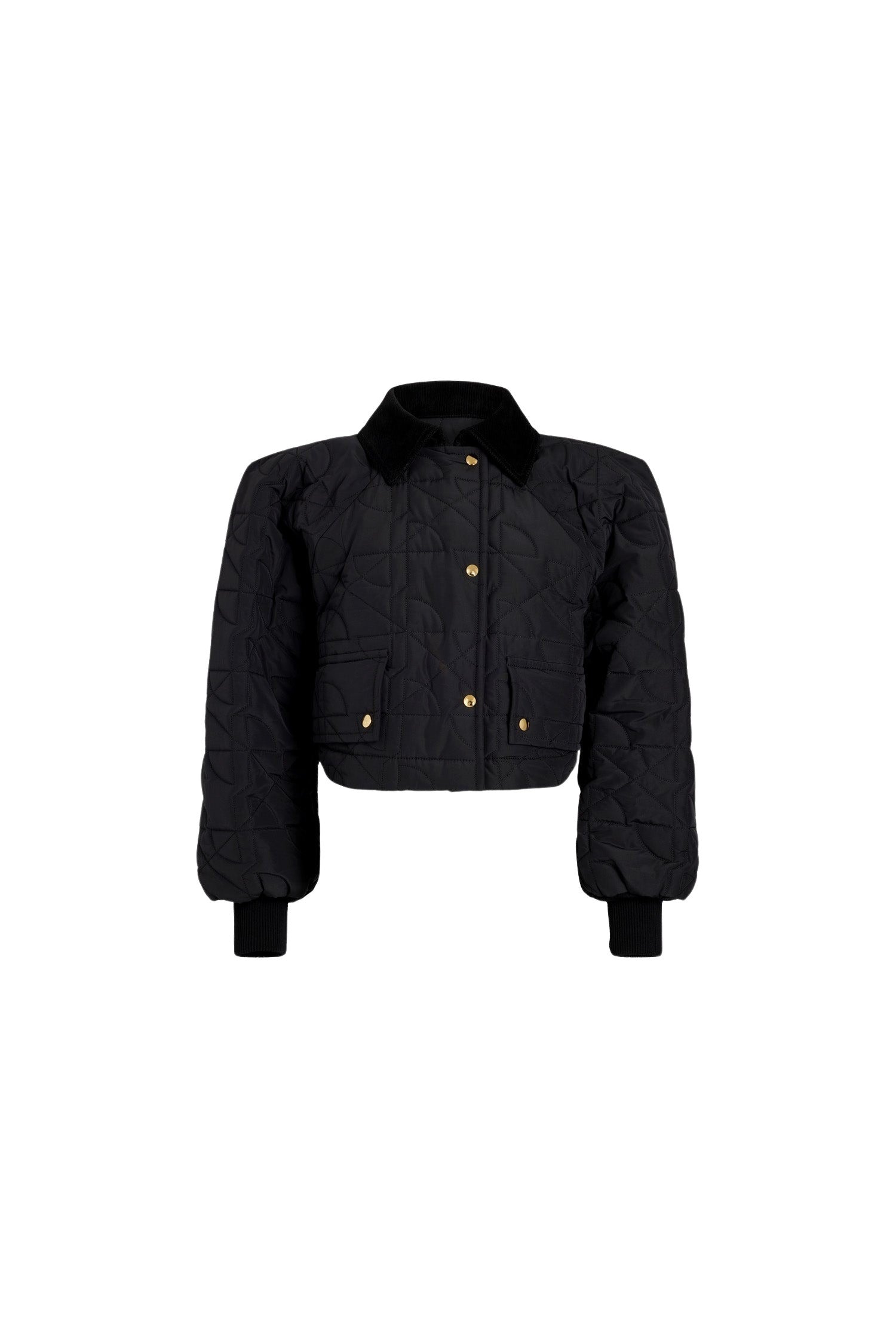 Bomber matelassé court en nylon recyclé