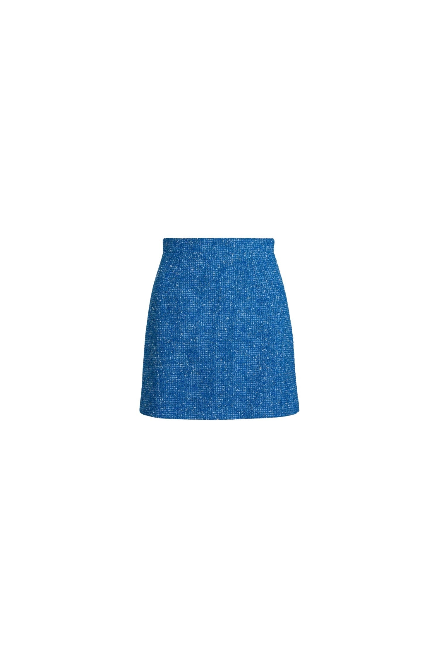 Mini jupe en tweed de laine éco-responsable et coton bio