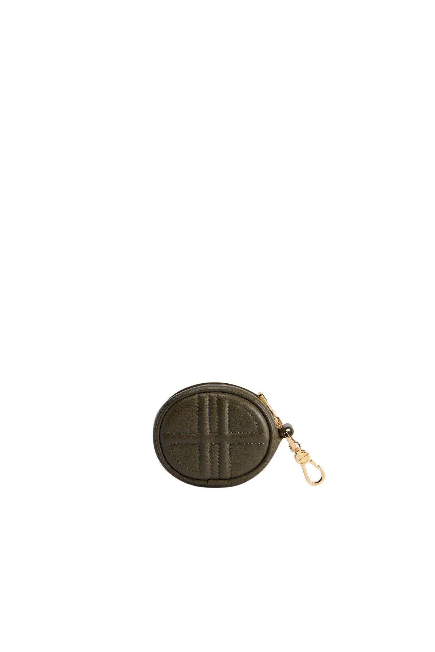 Mini pochette JP en cuir