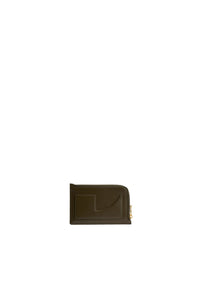 Porte-cartes zippé Patou en cuir