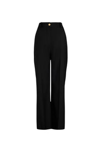 Pantalon droit en laine vierge