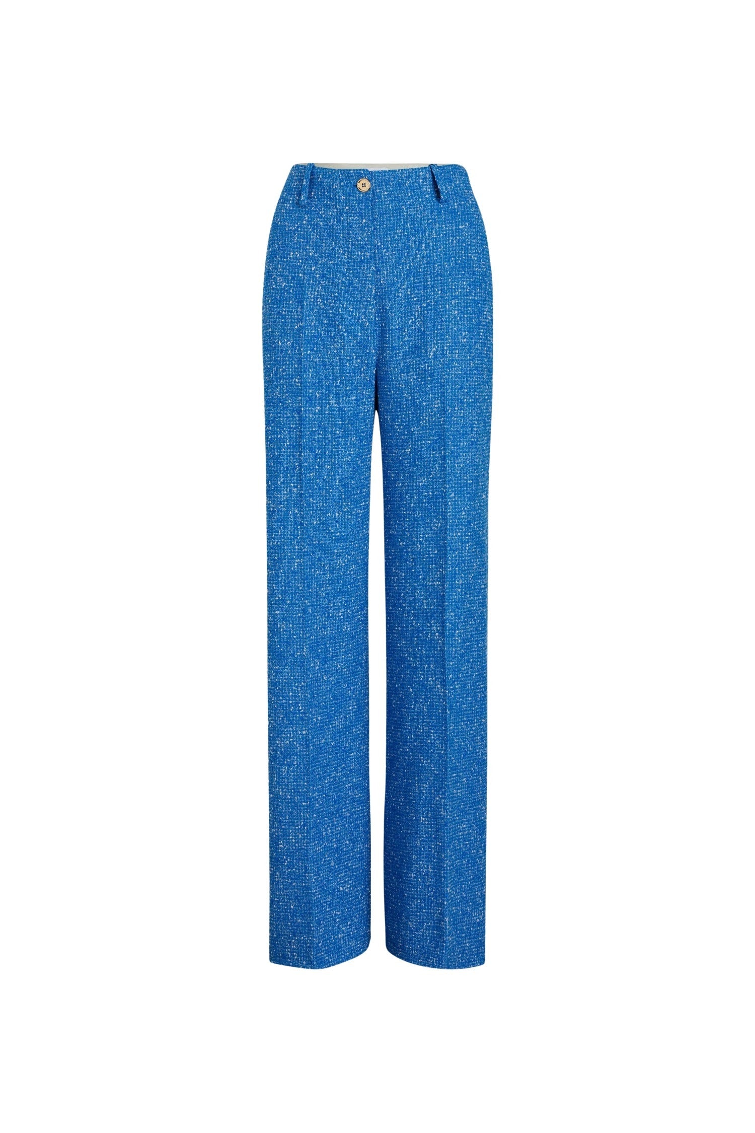 Pantalon iconique en tweed de laine éco-responsable et coton bio