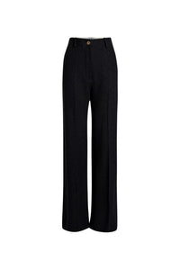 Pantalon iconique en tweed de laine éco-responsable et coton bio