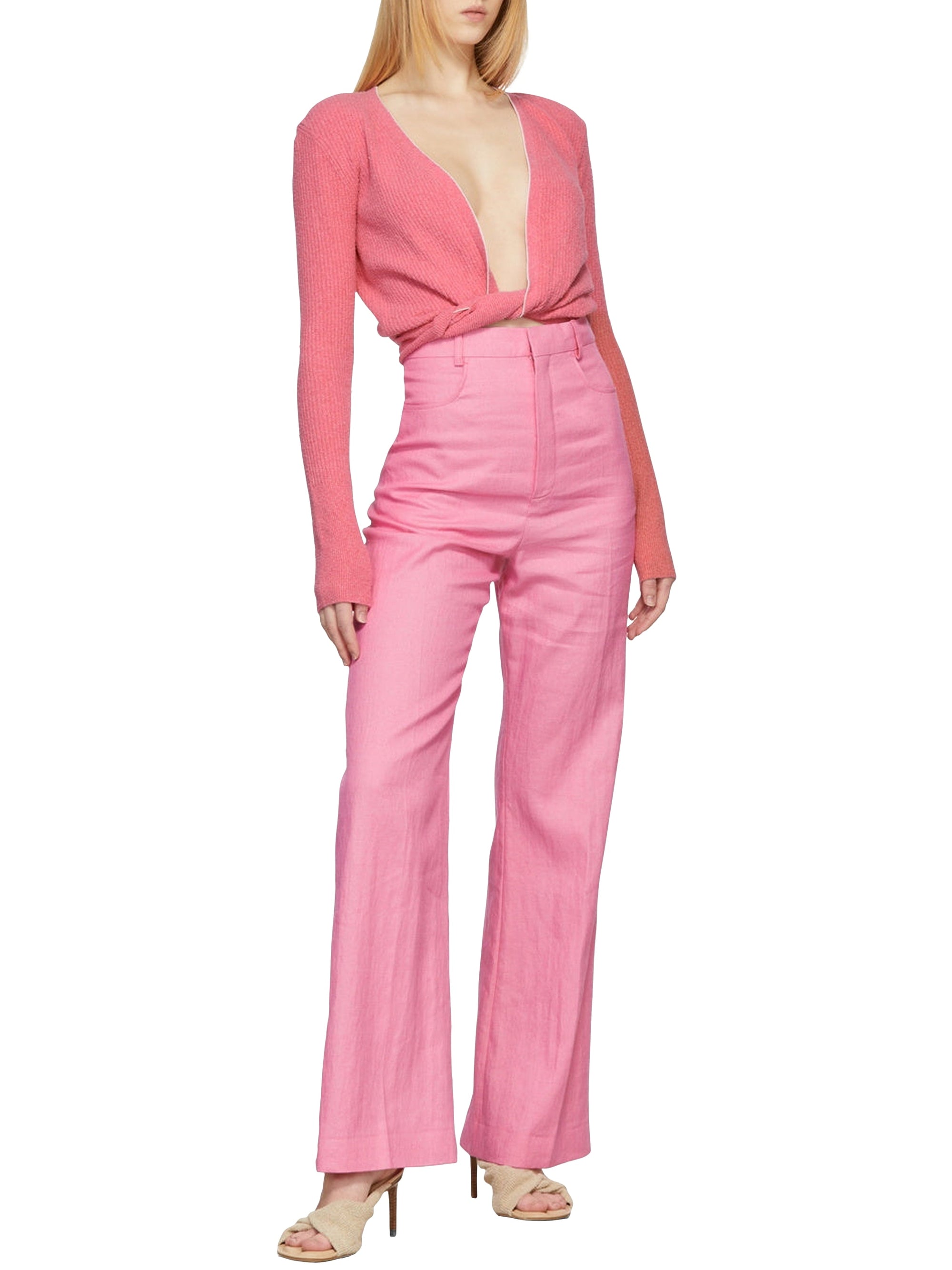 PINK LE GILET NOUE