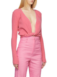 PINK LE GILET NOUE