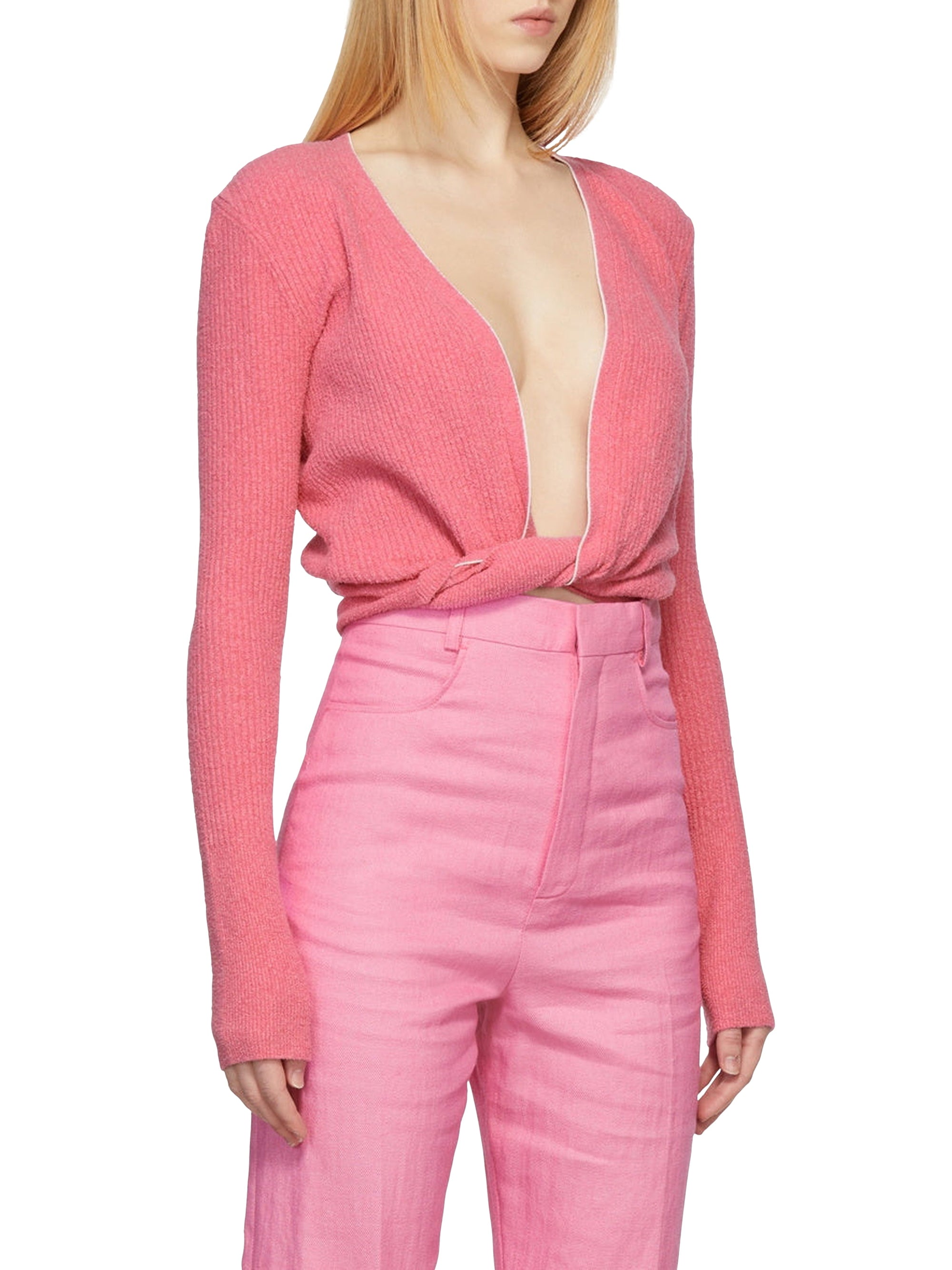 PINK LE GILET NOUE
