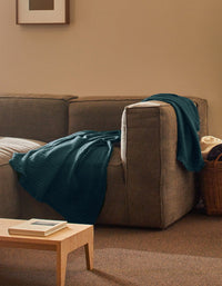 4-ply cotton gauze blanket - Aqua Green