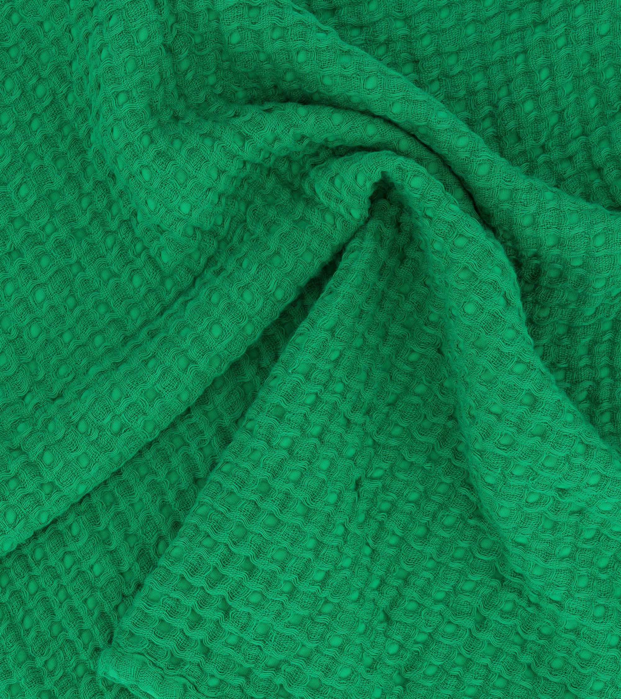 Torchon Cucina en nid d'abeille - Vert prairie