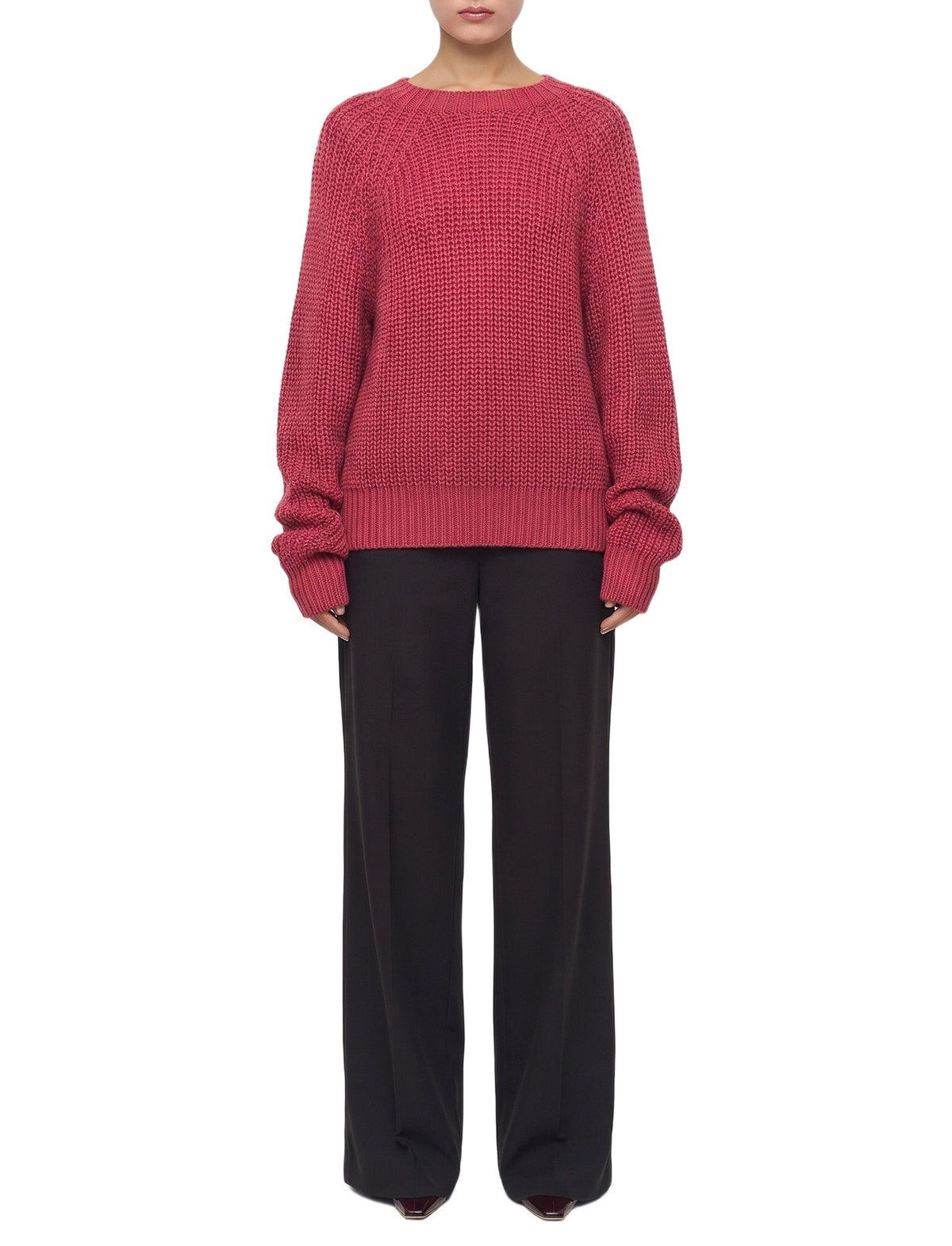 Plamer jumper in wool and cashmere - Mulberry