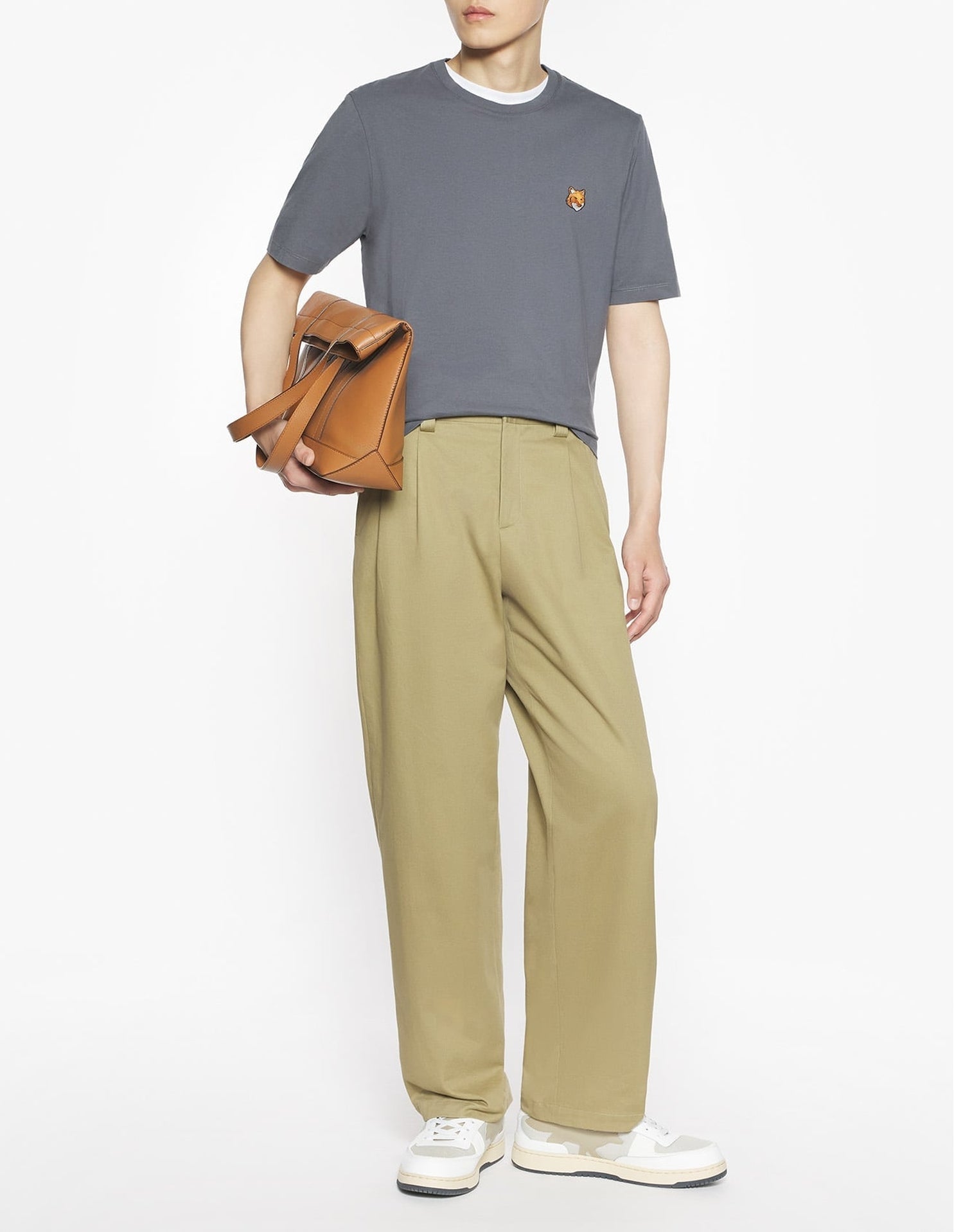 Fox head T-shirt - Charcoal