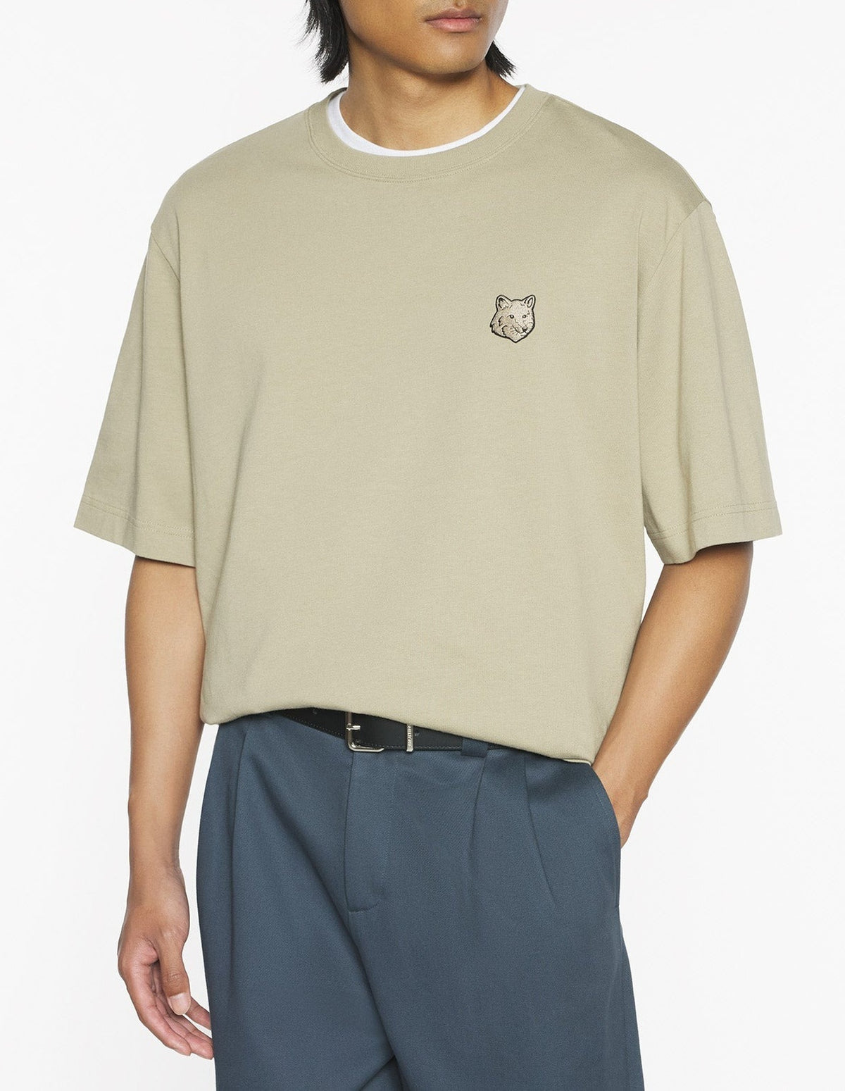 T-shirt oversize Fox Head - Winter Twig