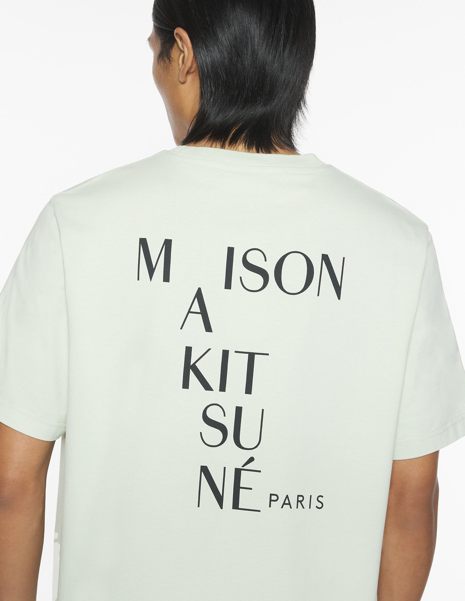 T-shirt Crossword Maison Kitsuné - Sea Foam
