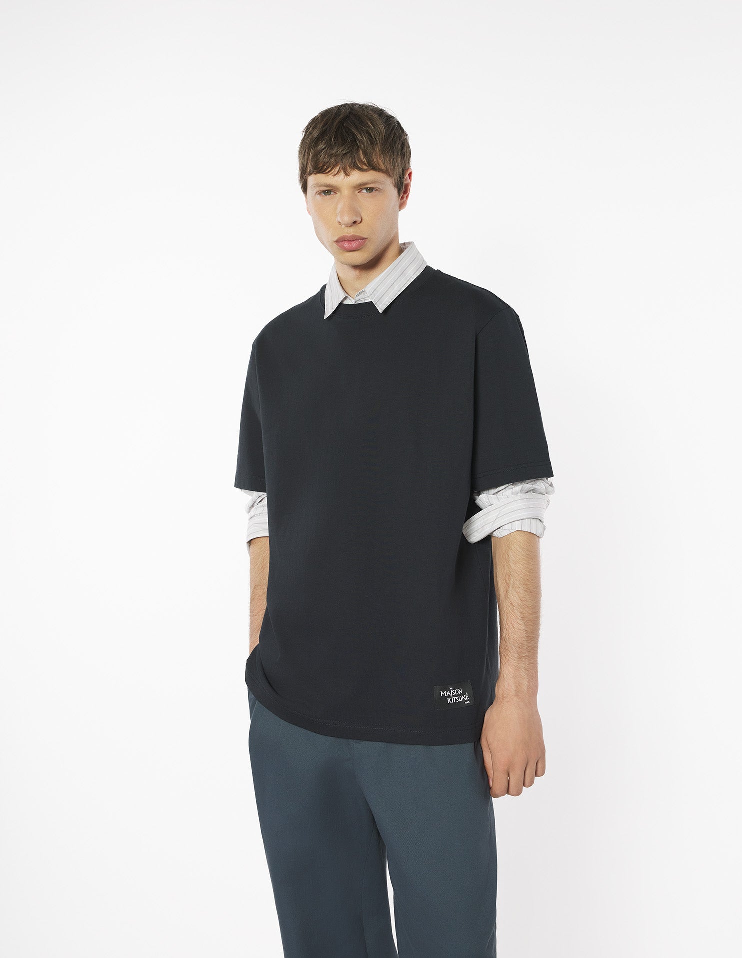 Maison Kitsuné Crossword Comfort Tee-Shirt - Black